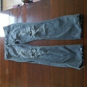 Customized Lip Service Rocker Fit Denim Jeans - 34x30